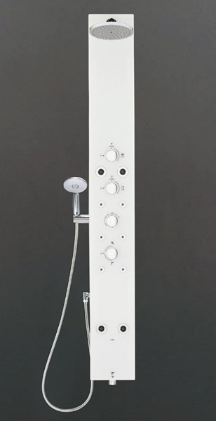 シャワーパネル（白）（寒冷地） 水栓金具 シャワーパネル アクアネオ