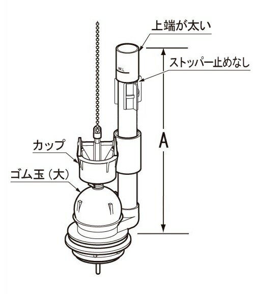 ジャニス工業 排水器具（フロートゴム付） 【品番：TF-2810C-JA1