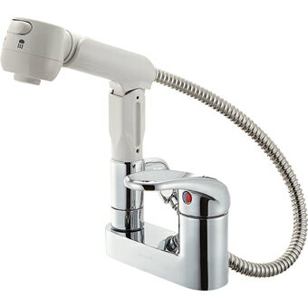 三栄水栓[SANEI]【K37100K-13】シングルスプレー混合栓（洗髪用）[新品]【RCP】