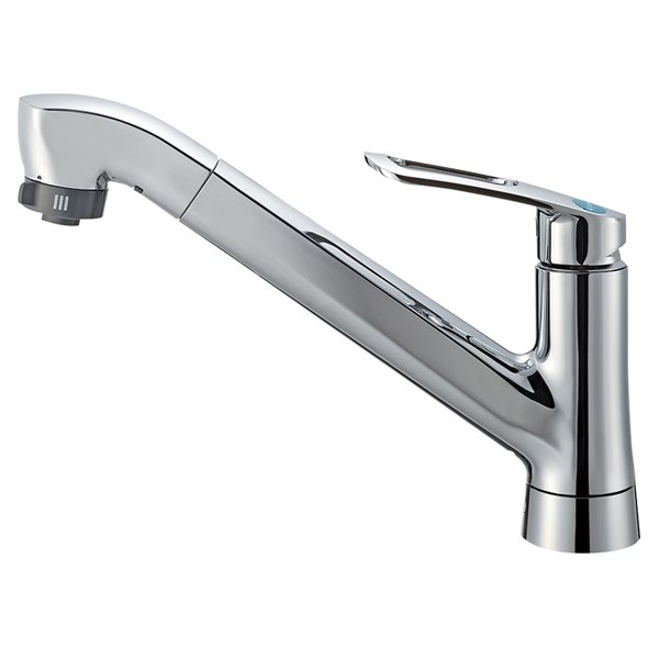 三栄水栓[SANEI]【K87121E2TJK-13】 シングルワンホールスプレー混合栓 混合栓 ワンホールシングルレバー式