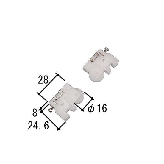 住宅建材（木造戸建用）部品【商品色】シルバー(NA)【内容】戸車（左右）×各1、交換要領書【対象商品】ノイスタ 引違い窓網戸 (1987〜2001)ノイスタ 3枚建窓網戸 (1987〜1999)ノイスタBT 引違い窓網戸 (1987〜2001)ノイスタツイン網戸 (1988〜2000)ノイスタ出窓網戸 (1988〜2000)ノイスタ ハーフ出窓網戸 (1991〜2000)ノイスタアルジュ 引違い窓網戸 (1988〜2004)ノイリッチ 引違い窓網戸 (1988〜2000)ノイリッチ 片引き窓網戸 (1988〜2000)ノイリッチ 花台出窓網戸 (1993〜2000)ノイリッチ 洋風角型出窓網戸 (1993〜2000)ノイリッチ 洋風出窓N型網戸 (1998〜1999)ノイリッチ ガラスコーナー出窓N型網戸 (1989〜2002)ノイリッチ コーナー片引き窓網戸 (1988〜2002)内障子付出窓N型網戸 (1991〜2001)和風出窓N型網戸 (1991〜1997)台形出窓L型網戸 (1997〜1999)アビリィ網戸 (1992〜2002)トップライト出窓網戸 (1990〜2001)洋風デラックス 引違い窓網戸 (1987〜2002)サンシャダン 引違い窓網戸 (1995〜2002)サンシャダン 台形出窓網戸 (1997〜2000)サンシャダン 角型出窓網戸 (1995〜2002)ニューアルジュ 引違い窓網戸 (1996〜2000)シャター付出窓 アガリーナ (1993〜1999)NM型網戸 (1993〜1997)【備考】元部品のコード：WB1744【注意】類似部品99WB1741がありますが、戸車のタイヤ形状が異なります。戸車のタイヤ形状をでご確認ください。