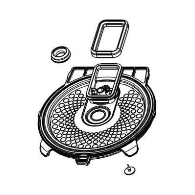 シャープ SHARP 【2341170676】 炊飯器用 内ぶた（234 117 0676）