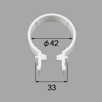 LIXIL リクシル 新日軽 固定バンド 【本体（H8ETC2437）×1 】 色：ホワイト