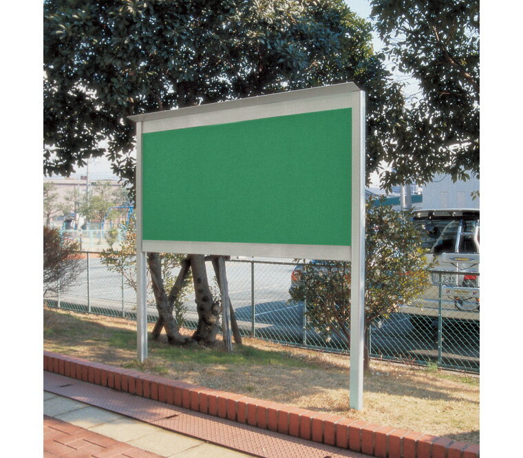 神栄ホームクリエイト 【SK-6036-1-SLC】 屋外掲示板 シルバー