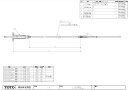 TOTO コイル長さ調整式 レリースセットAF用L=1150【AFKA028N2】