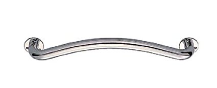 シロクマ R形丸棒ニギリバー 400mm 鏡面磨 【NO-803】【メーカー直送のみ・代引き不可・NP後払い不可】