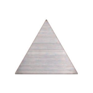 シロクマ 三角 80mm ヘアーライン 【NS-106】