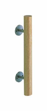シロクマ ウッド 丸 形 取 手 240mm 白木ウッド 【NO-30】【メーカー直送のみ・代引き不可・NP後払い不..