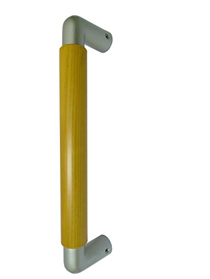 Western Furniture - シロクマ ミロ取手メン 230mm メン シルバー／ライトオーク 【NO-185S】【メーカー直送のみ・代引き不可・NP後払い不可】