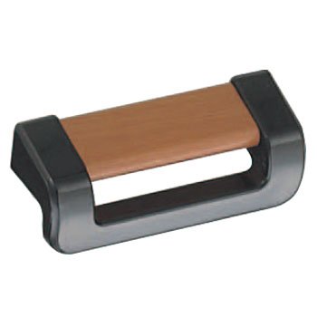 シロクマ バーディーハンドル 大 黒／ナラ 【P-28】