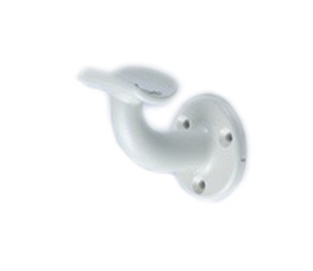 シロクマ A形ブラケットL受 32Φ アイボリ 【BR-100】