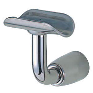 シロクマ L軸スライドブラケット受 40Φ ヘアーライン 【BR-92】【メーカー直送のみ・代引き不可・NP後払い不可】