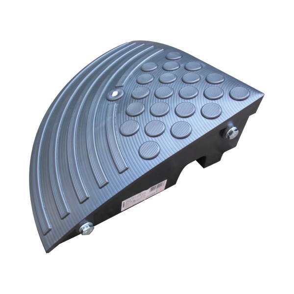 テラダ 段差解消プレート セフティアップ コーナー 15cm グレー 15GC【メーカー直送のみ・代引き不可・NP後払い不可】