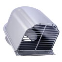 西邦工業 SEIHO 【CFX300】 外壁用アルミニウム製換気口 深型フード CFX 大口径 ガラリ型 下部開閉タイプ 大口径