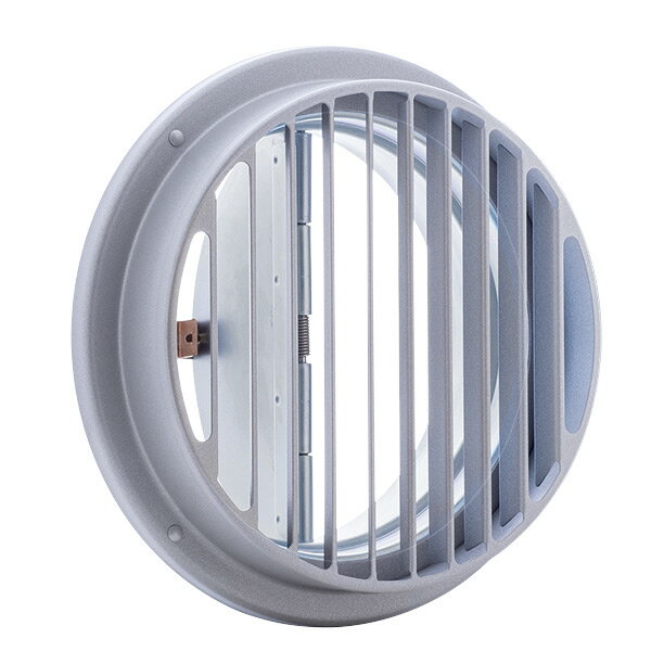 厚型 縦ガラリ 防火ダンパー付後面フューズ交換、普及品製品仕様（金網付項目抜き）材質フェイス: SUS304FD: 鋼板 1.6t仕上シルバー焼付塗装温度フューズ標準72℃オプション: 120℃・180℃