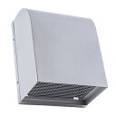 西邦工業 SEIHO 【WB175BS】 防音用製品 ステンレス製換気口 WB-BS 角型フード 金網型3メッシュ 防音タイプ フェイス着脱式