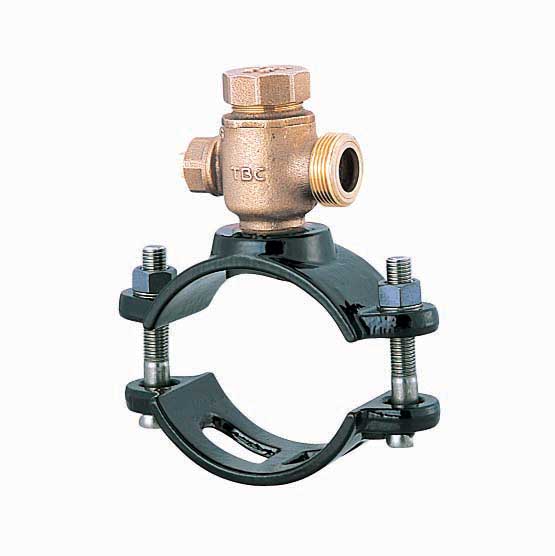 ボール式サドル付分水栓鋳鉄管用です。水道本管を断水することなく給水管分岐工事が行えます。商品コード41013201-25品番200X25 BXC*-L商品名ボールサドル 水検呼び径(mm)200×25適合管サイズ200価格(円)32340重...