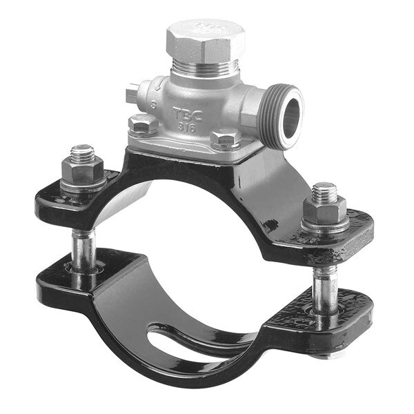タブチ TBC TABUCHI 【41070631-4】 ステンレスサドル分水栓 東京都仕様 サドル付分水栓鋳鉄管用 ステンレス製 品番：200X25 BNS-D