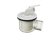 テクノテック[TECHNOTECH] 排水トラップ 【SNT-SW-W2】横型・透明 T.Tトラップ 横引排水口 ニューホワ..