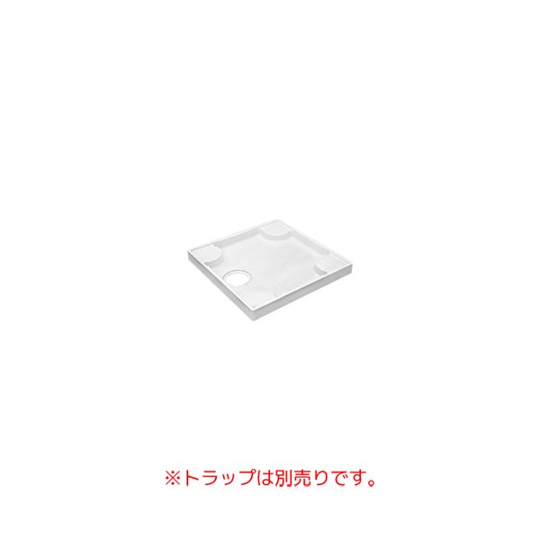 テクノテック[TECHNOTECH] 洗濯機用防水パン 【TP640RE-CW3】(640x640x80)スタンダード防水パン トラップ別売り ニューホワイト【メーカー直送のみ・代引き不可・NP後払い不可】[簡単設置 引っ越し 新生活]のサムネイル