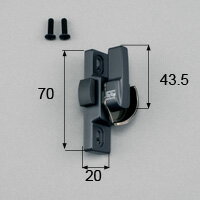 LIXIL リクシル トステム クレセント小（右用） 【商品コード：AAAZC01R 内容物：本体AAAZC01R (CPJ205)×1、取付ネジセット×1 ブロンズ 】