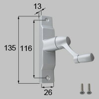 LIXIL リクシル トステム オペレーターハンドル 【商品コード：FNMS189 内容物：本体×1、取付ネジセッ..