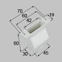LIXIL リクシル トステム 雨樋アタッチメント【商品コード：J2WEGDL273 内容物：本体×1 ナチュナルシルバー 】