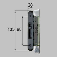 LIXIL リクシル トステム 【商品コード：L1Y53 内容物：錠セット×1、取扱説明書×1 ブラック 】