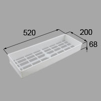 LIXIL リクシル トステム 皿トレー【商品コード：MDJ139 内容物：皿トレー 色無 】