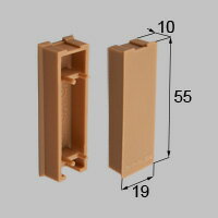 LIXIL リクシル トステム 戸車キャップ【商品コード：MDJF384C 内容物：本体×1 フォレストバーチ 】