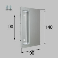 LIXIL リクシル トステム 引手【商品コード：MDUY446 内容物：本体×1、取付ネジセット×1 ファインシル..