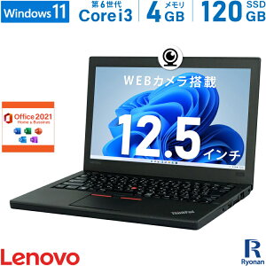 ڥݥ5ܡLenovo ThinkPad X260 6 Core i3 :4GB SSD:120GB Microsoft Office 2021 12.5 ̵LAN SDɥå HDMI ѥ ťΡPC Windows 11  Office2021 WEB