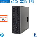 HP ProDesk 600 G1 SFF 第4世代 Core i5 メモリ:32GB 新品SSD:1TB デスクトップパソコン Microsoft Office 2021 搭載 DVD-ROM Windows1..