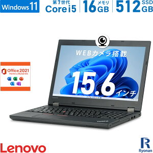 ڥݥ5ܡLenovo ThinkPad L570 7 Core i5 :16GB SSD:512GB Ρȥѥ Microsoft Office 2021 15.6 ̵LAN  ѥ ťΡȥѥ Windows11  Office2021 WEB ƥ󥭡