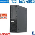 【ポイント5倍】Lenovo ThinkStation P300 SFF 第4世代 Xeon メモリ:16GB 新品SSD:480GB デスクトップパソコン Microsoft Office 2019搭載 DVD-ROM Windows11 Office2019 | 中古 パソコン グラボ 搭載 NVIDIA Quadro K620 デスクトップ