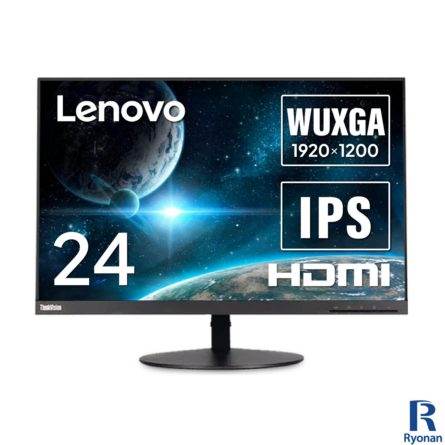 Lenovo ThinkVision T24d-10 վ˥ 24 Displayport HDMI VGAü USB3.0 IPSѥͥ Υ󥰥쥢  WUXGA 1920 x 1200 VESA ȵǽ ٥뵡ǽ ԥܥåȵǽ ǥץ쥤 ťǥץ쥤 ť˥ ťѥ վ ñ