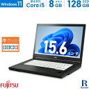 【ポイント5倍】富士通 LIFEBOOK A746/N 第6世代 Core i5 メモリ:8GB 新品SSD:128GB ノートパソコン Microsoft Office 2013搭載 15.6インチ DVD-ROM HDMI パソコン 中古ノートパソコン 中古パソコン Windows 11 搭載 Windows 10 Office2013