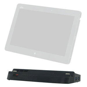 【中古】富士通 Q665 クレードル タブレット用 型名:FMV-NDS21 型番:FPCPR294 / USB3.0 / VGA端子/ HDMI端子 / LAN端子 スタンド機能
