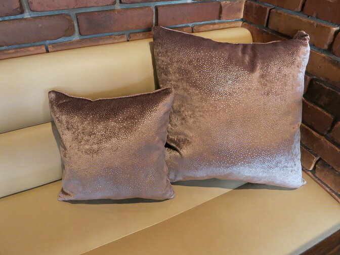 【☆新商品!☆】クッションカバー カバー 30x30cm ブラウン 茶 柄 ラメ きらきら 高級感 おしゃれ シック 日本製 [2]