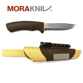 モーラナイフ ブッシュクラフトサバイバル ステンレス デザート Morakniv 正規品 | キャンプナイフ アウトドアナイフ ファイヤースターター シャープナー付 着火可能 フェザースティック キャンプ アウトドア 調理 料理 釣り 登山 キャンプ用品