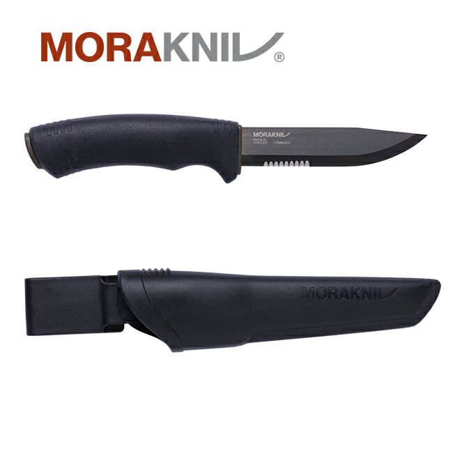 【エントリーでP5倍★】モーラナイフ ブッシュクラフト ブラックブレード SRT ステンレス Morakniv 正規品 キャンプナイフ アウトドアナイフ フェザースティック キャンプ アウトドア 調理 料理 釣り 登山 山登り キャンプグッズ キャンプ用品 ブラックコーティング