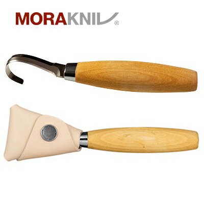 モーラナイフ フックナイフ 164 レフト ステンレス (左利き用) Morakniv 正規品 | 木工用ナイフ 木工ナイフ 工作 木 彫り出し 削り出し スプーン作成 ボウル作