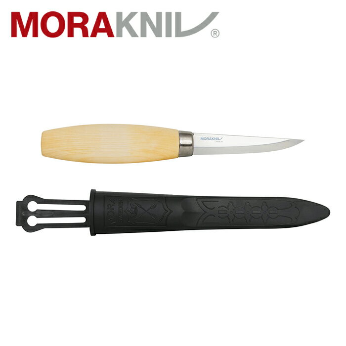 【エントリーでP5倍★】モーラナイフ ウッドカービング 106 カーボン Morakniv 正規品 | 木工用ナイフ 木工ナイフ 工作 彫刻刀 スプーン作り DIY DIYナイフ グリーンウッドワーク ウッドワーク 木材 削る