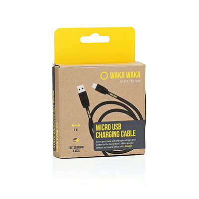 WAKA WAKA MICRO USB CHARGING CABLEワカワカ マイクロUSB充電ケーブル【正規品】