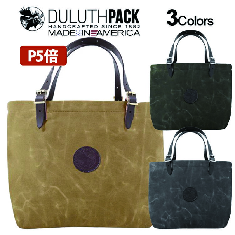 【エントリーでP10倍★】Duluth Pack Market Tote WAXダルースパック マーケット トート ワックス【正規品】