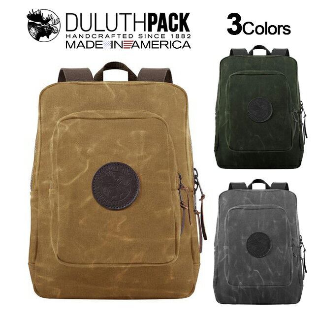 Duluth Pack Medium Standard Daypack WAXダルースパック ミディアム スタンダード デイパック ワックス【正規品】