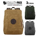 Duluth Pack Medium Standard Daypack WAXダルースパック ミディアム スタンダード デイパック ワックス【正規品】