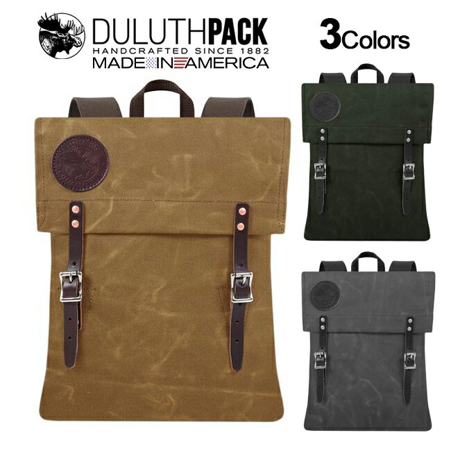 【エントリーでP5倍★】【NEW】Duluth Pack Scout Pack WAXダルースパック スカウトパック ワックス(Wing)【正規品】