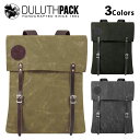 【NEW】Duluth Pack #51 Utility - 34L WAXダルースパック #51 ユーティリティ 34L ワックス【正規品】