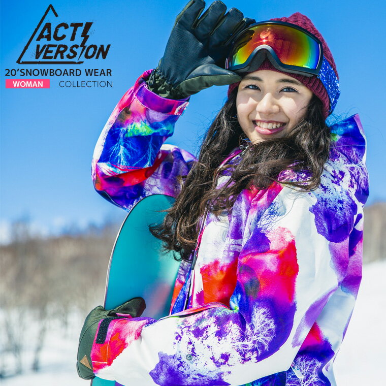 スノーボードウェア 最大71％オフ！ レディ－ス スキーウェア 上下 ACTIVERSION ACTI スノボウェア レディース 送料無料  スノーボードウェア上下セット